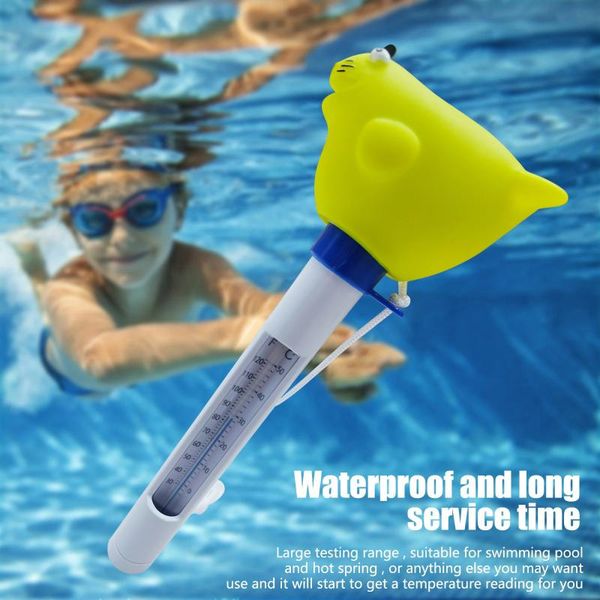 

pool & accessories swimming water temperature thermometer cute animal floating dolphin indoor and outdoor spa