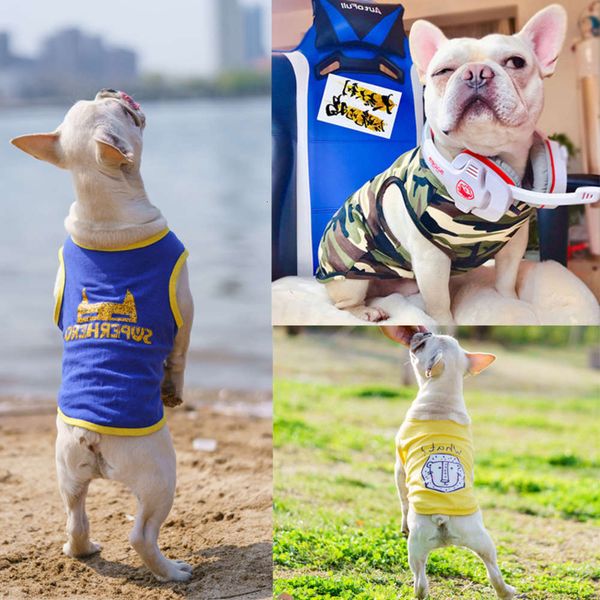 

dog clothing summer pet fadou bago yingdou keji t-shirt korean spring and