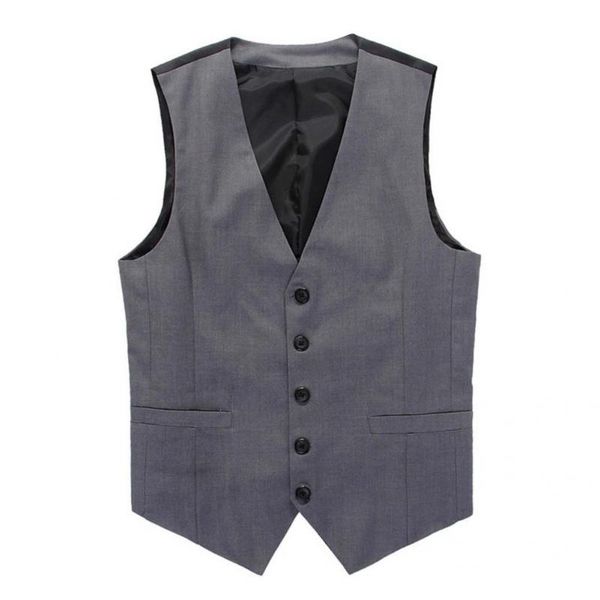 

men' tank great vest v neck sleeveless spring waistcoat single-breasted, White;black