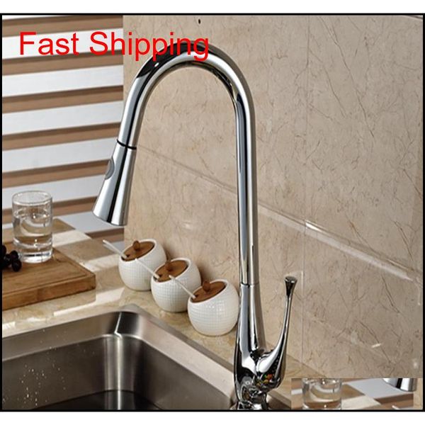 

wholesale and retail promotion pull out chrome brass kitchen faucet single handle hole vessel sink qyllog dh_seller2010