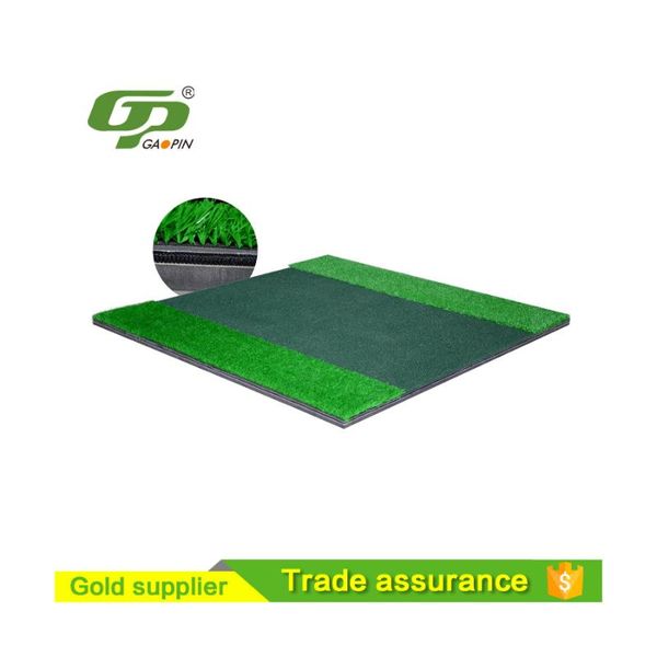 

golf training aids double green 3 d swing mat for drving range