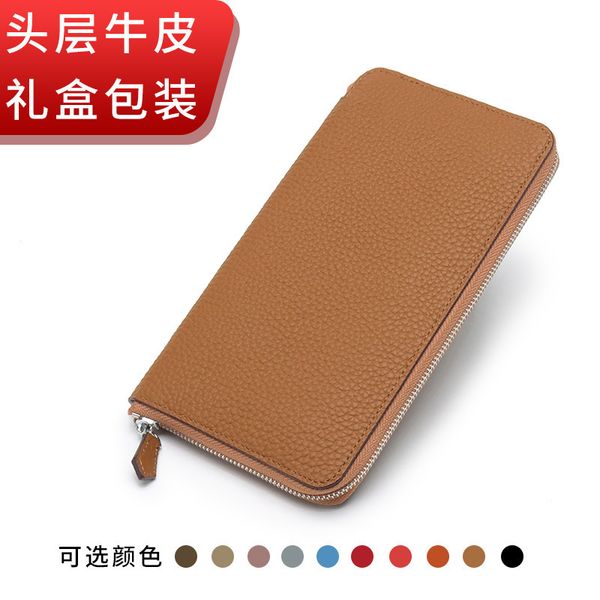 

new fashion leather large capacity wallet women s purse long leather zipper wallet handbag, Red;black