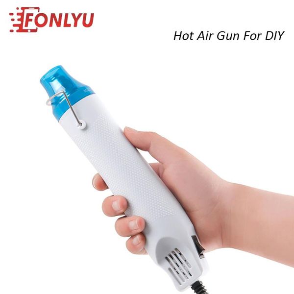 

power tool sets 110v/220v 300w portable mini air gun seat shrink plastic for samsung mobile phone back cover protector heat diy