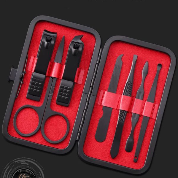 

professional hand tool sets stainless steel nail clipper cutter trimmer ear manicure pedicure scissor tweezer pick grooming kit tools set