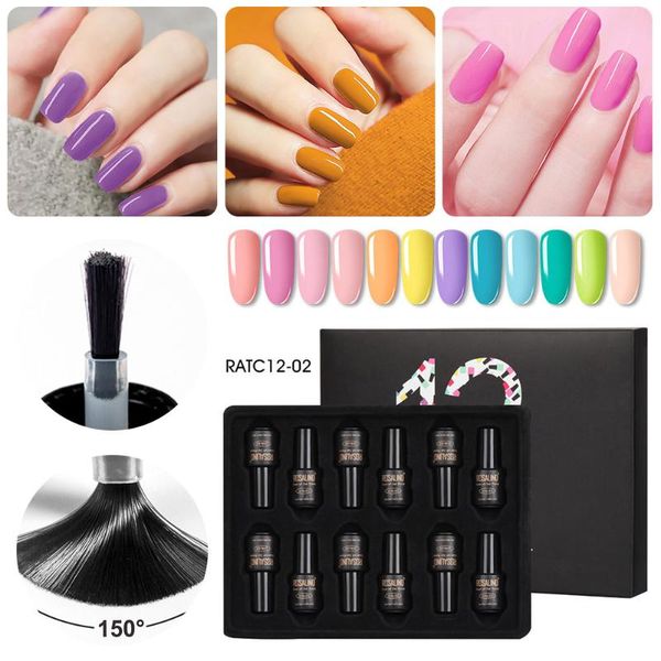 

nail art kits 12 colors gel polish set non-toxic natural ingredients suitable for various occasions kit home salon