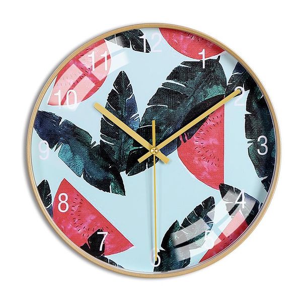 

wall clocks large nordic clock gold luxury watch bedroom silent living room modern mechanism zegar scienny gift ideas fz276