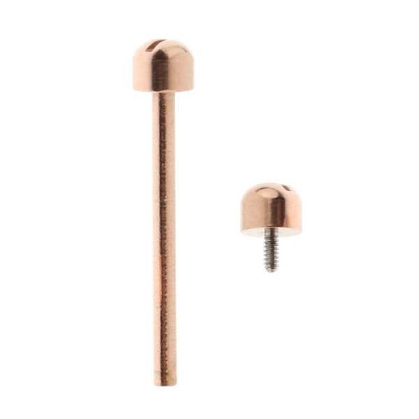 

repair tools & kits 1 piece watch screw tube connecting rose gold w/beautiful design 18mm/20mm/22mm inner diameter