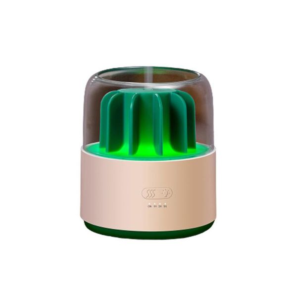 

humidifiers cactus aroma diffuser ultrasonic air humidifier usb mini essential oil 200ml potable purifier for home with led lamp