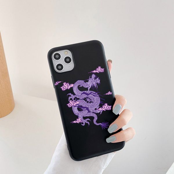 

red dragon phone case for iphone 12 mini 7 8 plus x xr xs 11 pro max se 2020 12 pro fashion animal soft back cover cute funda