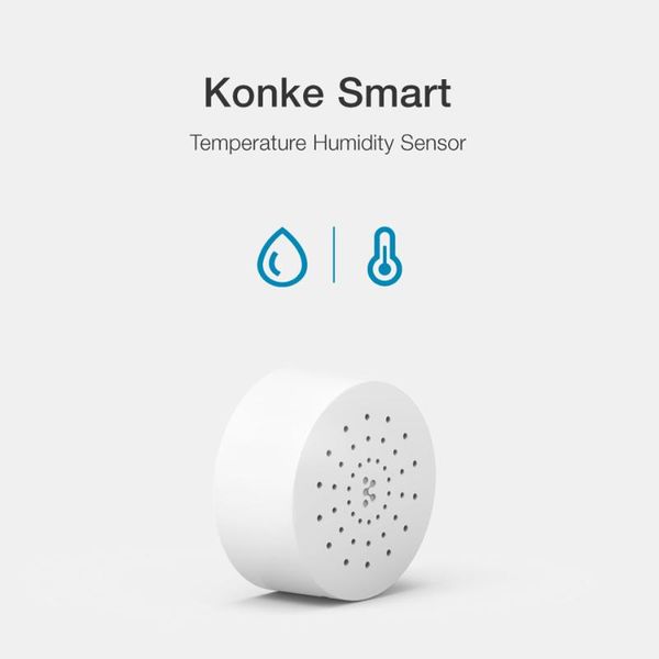 

smart home control konke temperature and humidity sensor works with google alexa assistant