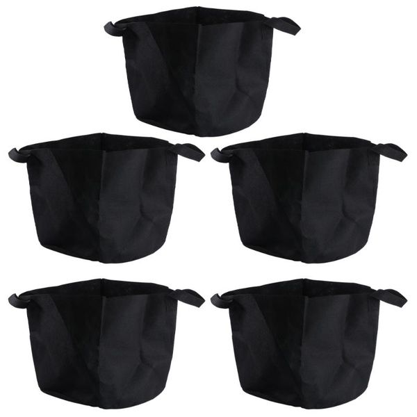 

planters & pots 5pcs felt planting bag breathable plants growing portable garden professional gardening durable plan