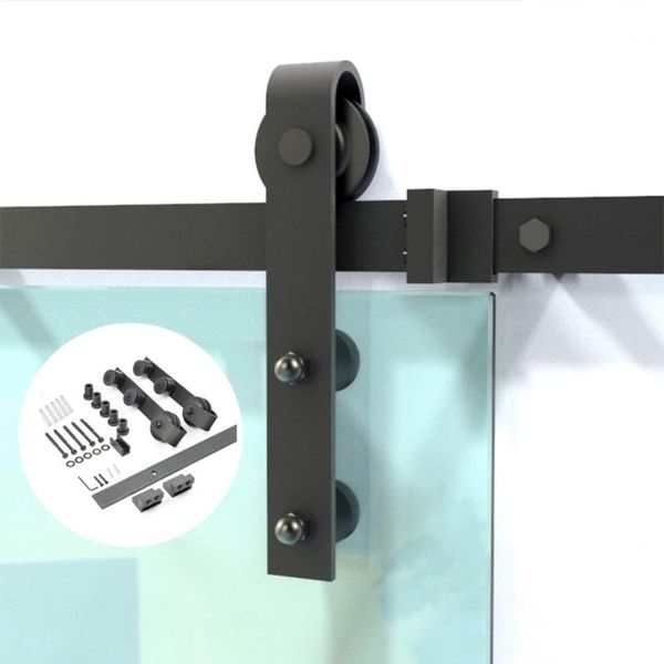 

other door hardware rustic black carbon steel interior glass sliding barn