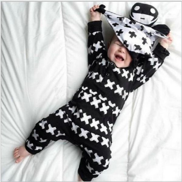 Bebek Rompers 0-18m Giyim Yeni doğan erkek bebek kıyafetleri Romper Pamuk Uzun Kollu Tulum Kıyafet Kıyafet Kıyafet Kıyafetler Bebek Onesie