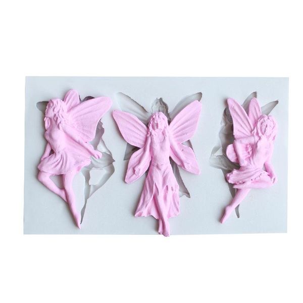 

baking moulds fairy cake mold silicone pastry chocolate mould candy biscuits mo cookie cutter fondant tool