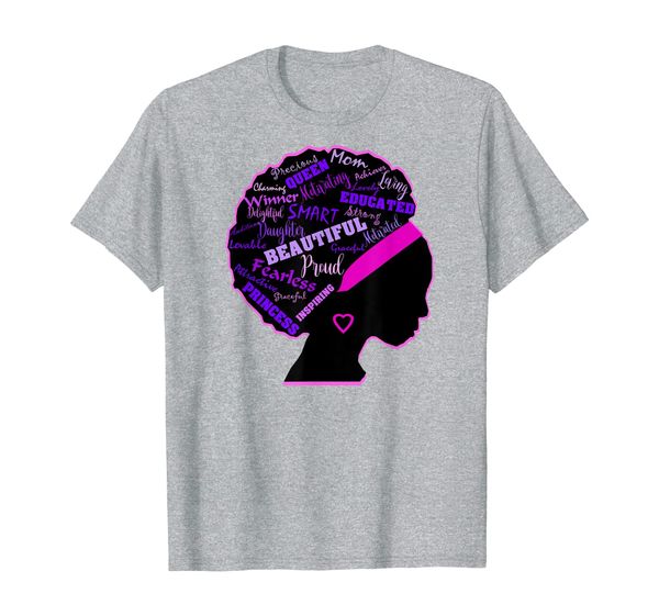 

african american women afro wordal word art hair women girls t-shirt, White;black