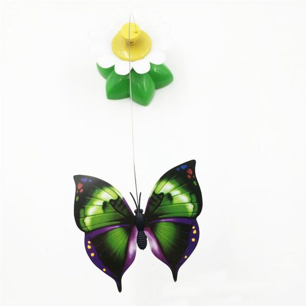 

cat toys funny electric rotating pet butterfly bird steel wire dog teaser
