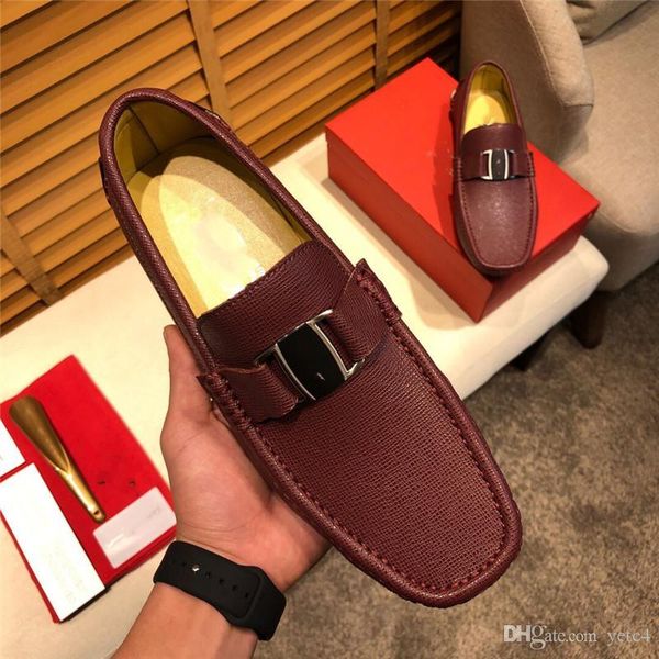 

l1 luxury loafers men casual shoes slip on leather designer dress shoes plus size 38-46 brogue carving loafer soft driving shoes 22, Black