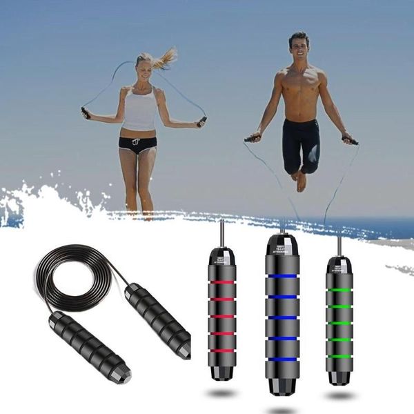 

weight-bearing fitness skipping rope without winding with ball bearing fast jump rope foam handle skipping