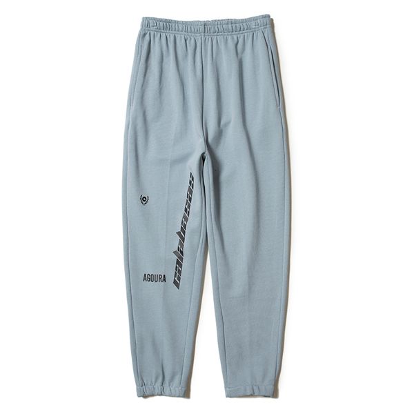 

2021 new nova mulheres 1:1 alta qualidade hip hop calabasas kanye oeste cordo joggers calas de suor temporada 5 sweatpants 1tcc, Black