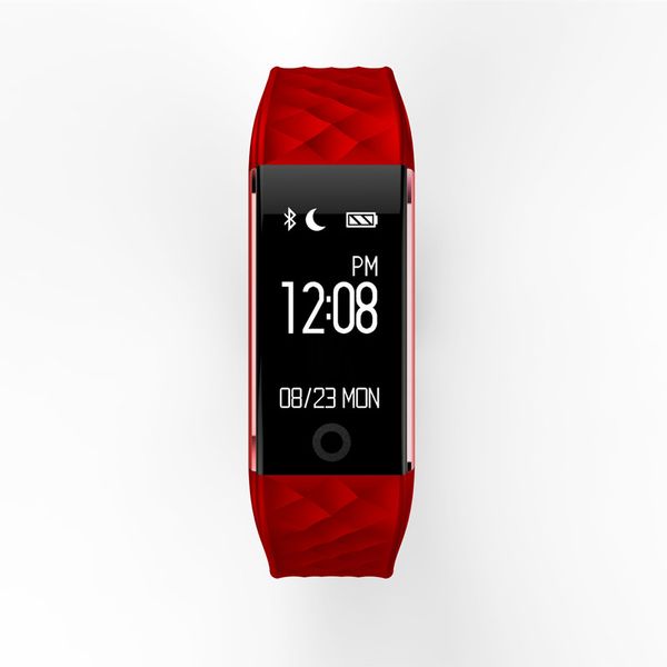 S2 Smart Bracciale Cardiofrequenzimetro IP67 Impermeabile Sport Fitness Tracker Smart Watch Bluetooth Camera Smart Orologio da polso per iPhone Android