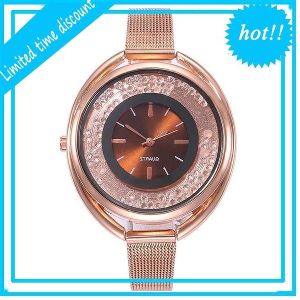 

fast shipping elegance fashion luxury bracelet lady women watches mesh belt casual quartz wrist watch relogio feminino #20, Slivery;brown