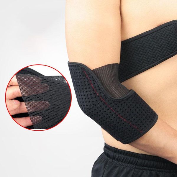 

elbow & knee pads sports breathable tennis safety arm sleeve for basketball volleyball joint pain, Black;gray