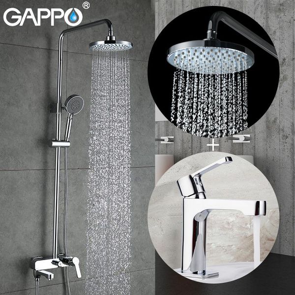 

bathroom sink faucets gappo bathtub waterfall brass water tap chrome bath tub mixer shower set with basin faucet torneira do anheiro