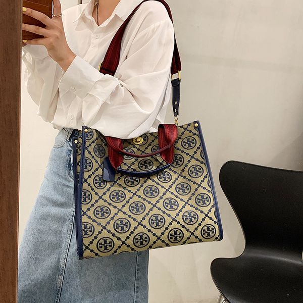 

bag women's 2021 new fashion high-capacity portable tote printed single shoulder diagonal bag