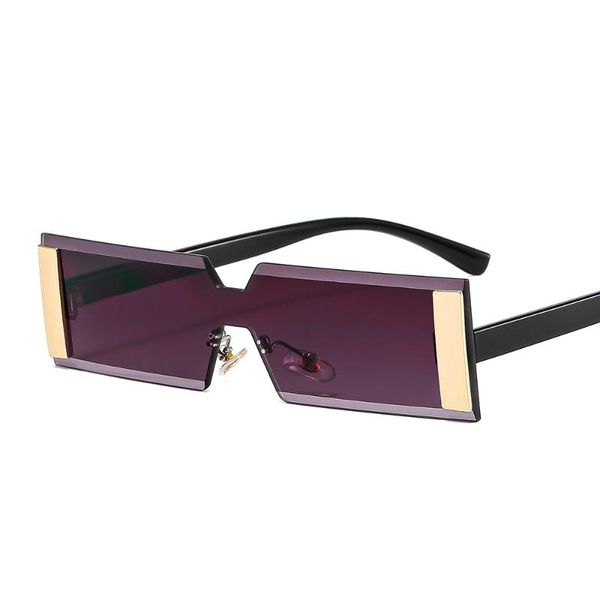 

sunglasses small rimless rectangle women fashion gradient square men sun glasses shades cutting lens ladies frameless eyeglasses, White;black