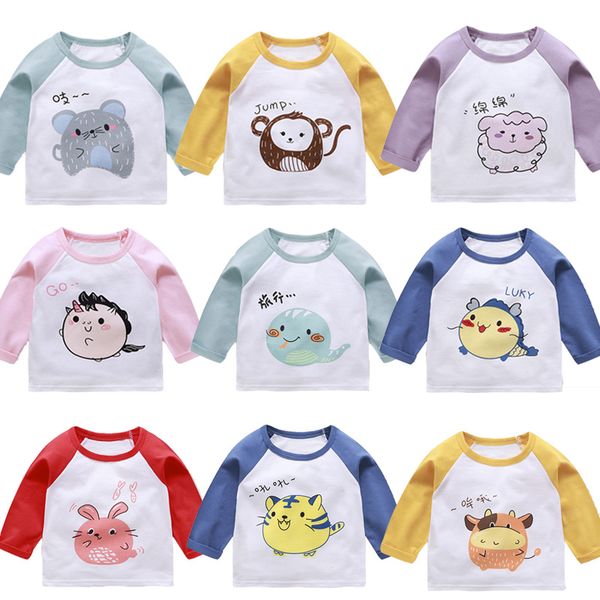 

childrens t-shirt children for boys a boy girls kids kids shirts child baby toddler cotton cartoon long sleeve clothing, Blue