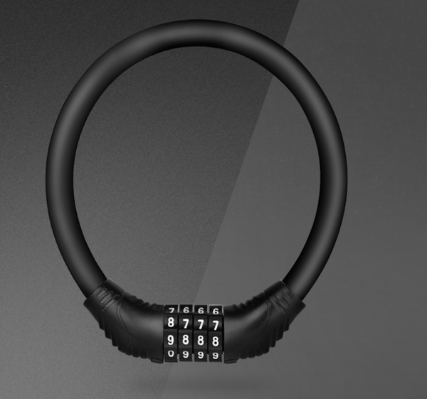 

theft protection bicycle lock, portable anti-theft combination mountain bike motorcycle lock four-digit riding equipment