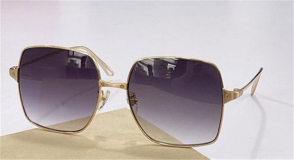 

new fashion design sunglasses 0321 square metal frame popular simple and versatile style uv400 protective eyewear, White;black