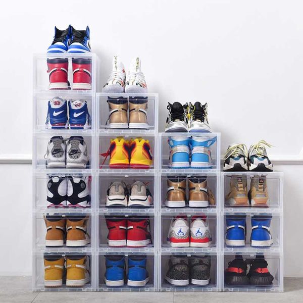

clothing & wardrobe storage front door drawer shoe box thick transparent moisture-proof dustproof rectangular pp