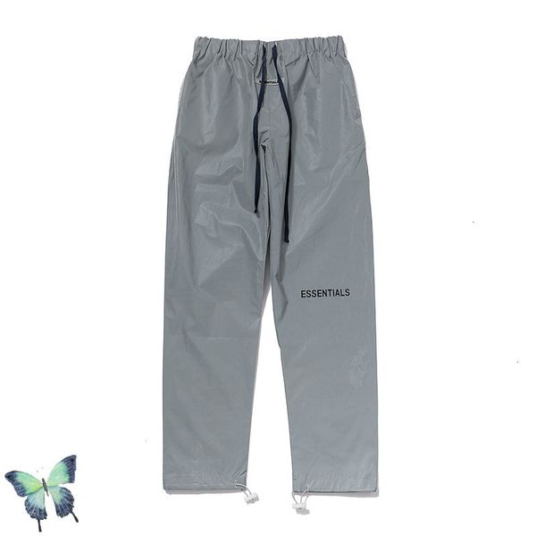 

3m 2021 new nylon drawstring trousers casual sweatpants men women pants 7uo5 a9s4, Black