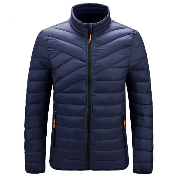 

men's jackets autumn fashion casual male lightly patched wadded jacket clothes qghg, Black;brown