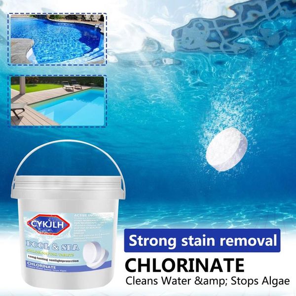 

pool & accessories 150tablets swimming chlorine spa xtrablue long lasting chlorinating tablets sterilization cleaning tools