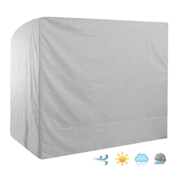 

shade four seasons universal garden swing seat cover 190t polyester waterproof outdoor courtyard hammock anti-dust canopy