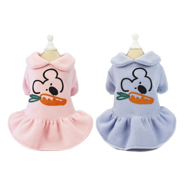 

pet cloth autumn winter dog lovely cotton skirt pet 20 bear radish