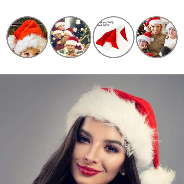 

party hats breathable high-quality christmas santa hat home supplies claus easy to clean for boy