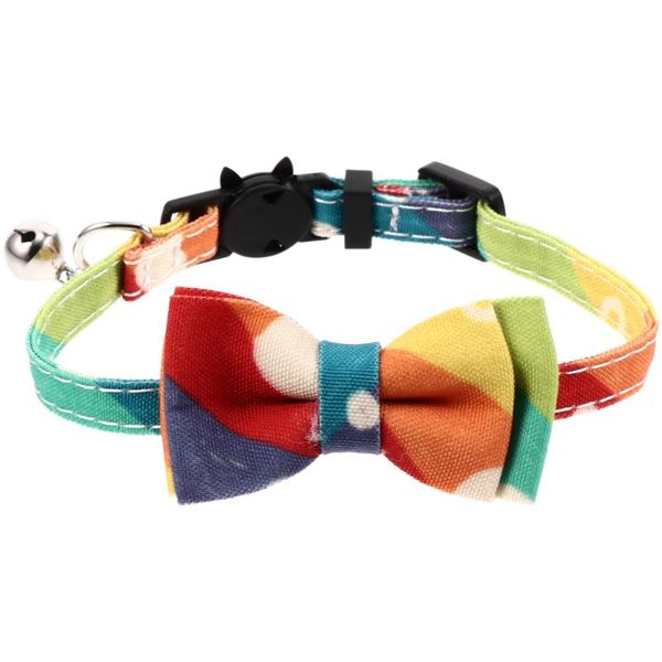 

cat collars & leads pet bowtie collar bell necklace adjustable kitten for party festival