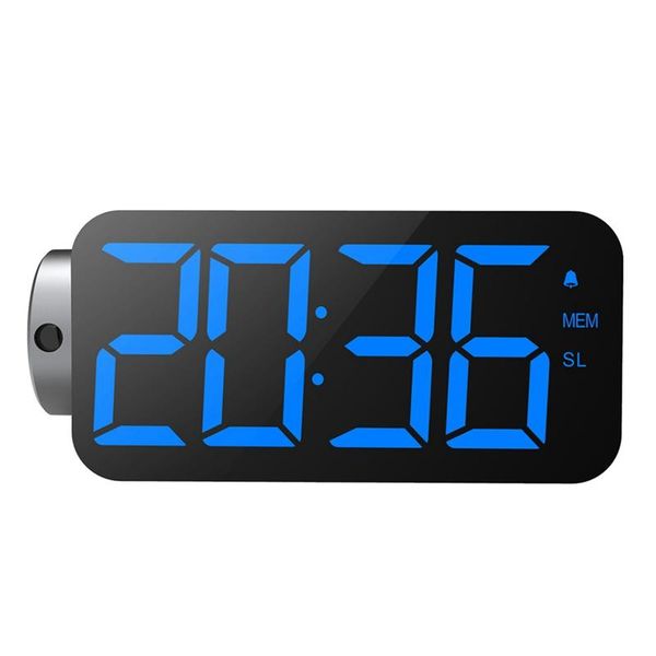 

wall clocks projection alarm clock radio digital for bedrooms screen led with usb charger 3 dimmer 12/24 hour