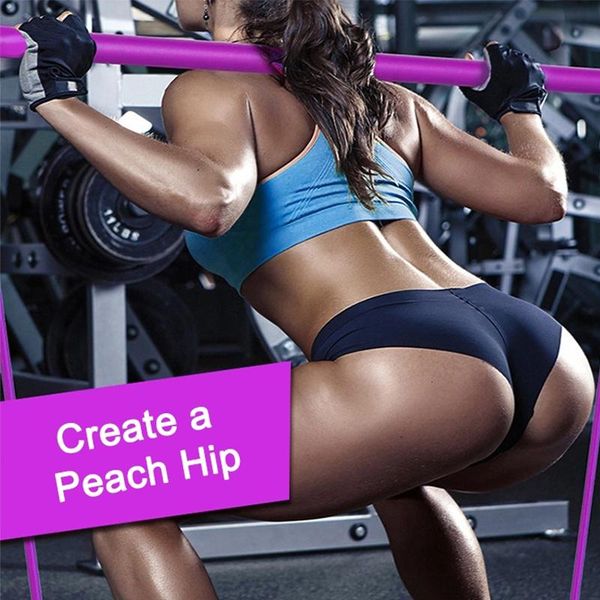 

resistance bands portable yoga pilates bar stick with band home gym muscle toning fitness stretching sports body workout exercise