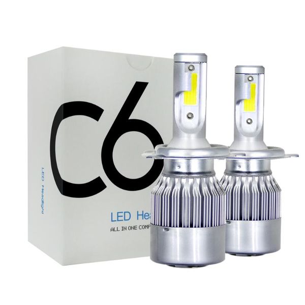 

car headlights super white auto h8 h3 h11 h7 h4 h1 led 6000k cool 72w 8000lm cob bulbs diodes automobiles parts lamp