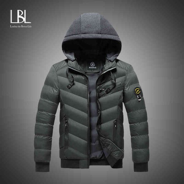 

men's warm thick casual coat br, windproof et, autumn and winter coat, 2021, Black