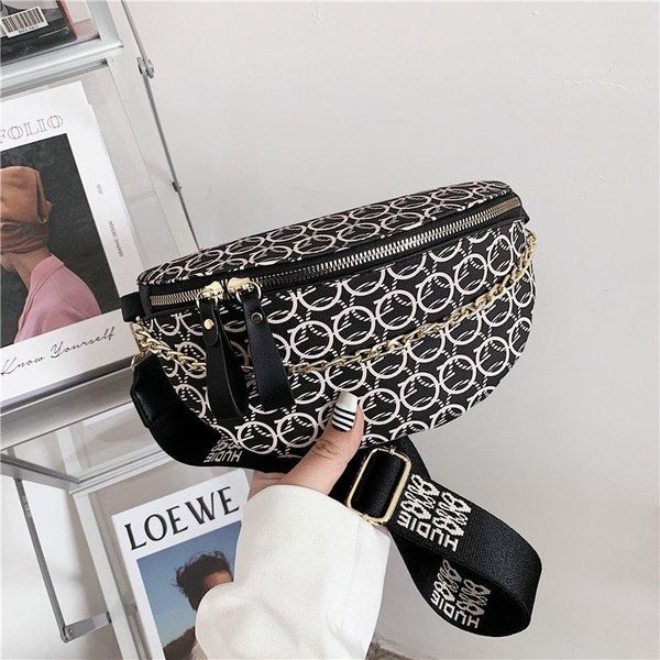 

waist bags 2021 packs retro pu leather chest for women's shoulder zipper fanny pack phone sachet belt pouch crossbody bag