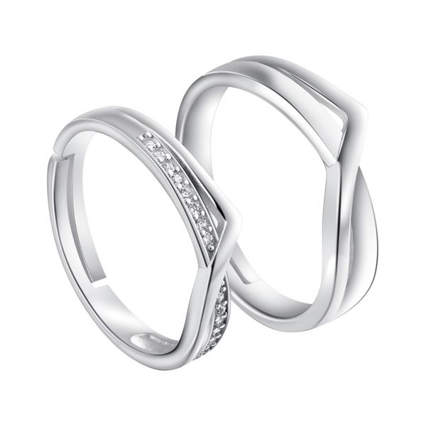 

european and american fashion high-end tonglin couple ring pair 925 sterling silver couples ring fashion simple men and women couple rings l