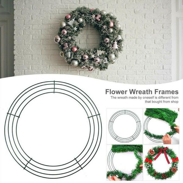 

decorative flowers & wreaths 1pc floral hoop frame flower ring wreath vine hanging wedding party supplies diy crafts durable embroidery hand