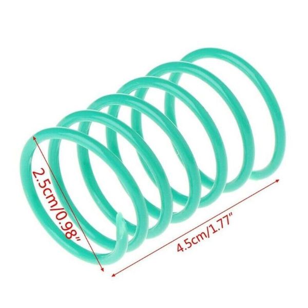 

cat toys 5pcs/lot plastic spring toy colorful bounce cats pet