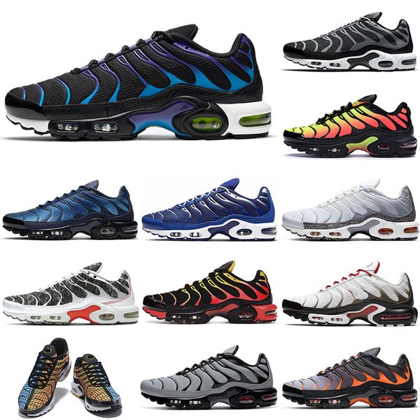 

2022 designer tns plus max running shoes mens bubblegum oreo tn zapatos volt pack gradient black trainers handsome sports casual walking sne