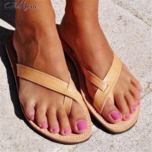 

slippers 2021 fashion beach women's summer sand shoes casual flat sandals open toe woman zapatos de mujer, Black